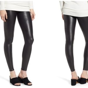 Spanx Faux Leather Leggings - worn once